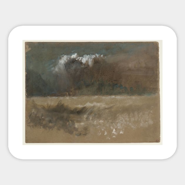 A Stormy Sea, 1830s Sticker by Art_Attack